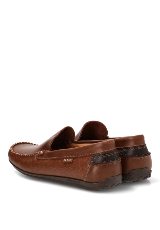Mocasín náutico Kiowa de piel para hombre DJ. SANTA 1860