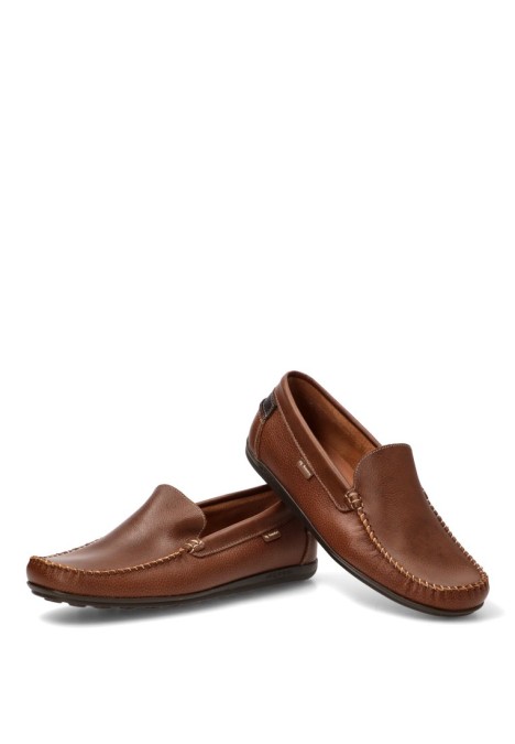 Mocasín náutico Kiowa de piel para hombre DJ. SANTA 1860