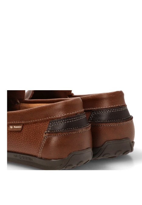Mocasín náutico Kiowa de piel para hombre DJ. SANTA 1860
