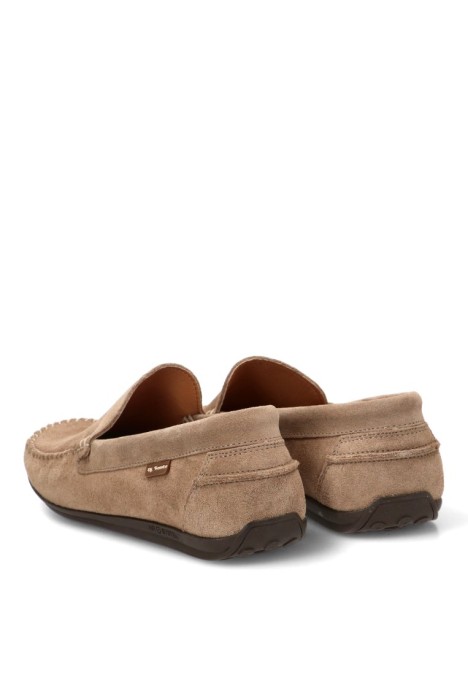 Mocasín náutico Kiowa 1860 de piel arena para hombre DJ. SANTA