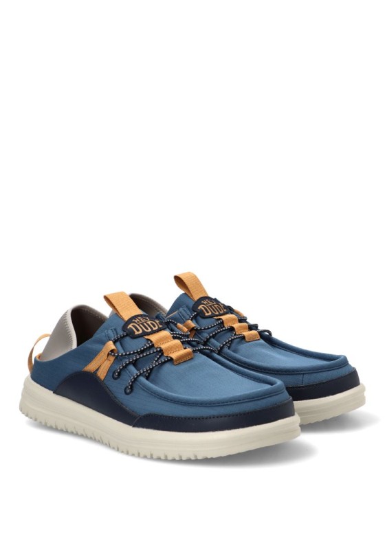 Mocasín náutico Kiova BRADLEY BLIPPER NYLON marino de hombre DUDE