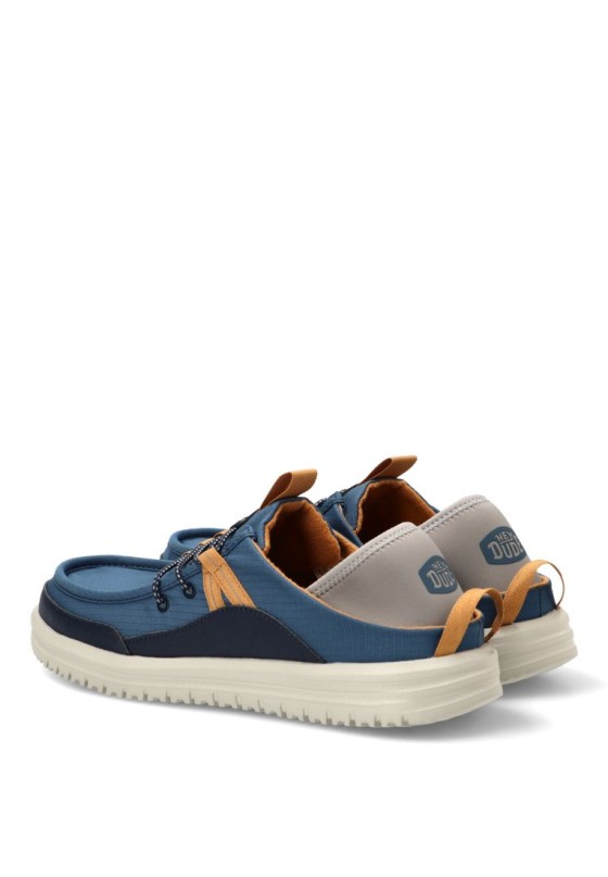 Mocasín náutico Kiova BRADLEY BLIPPER NYLON marino de hombre DUDE