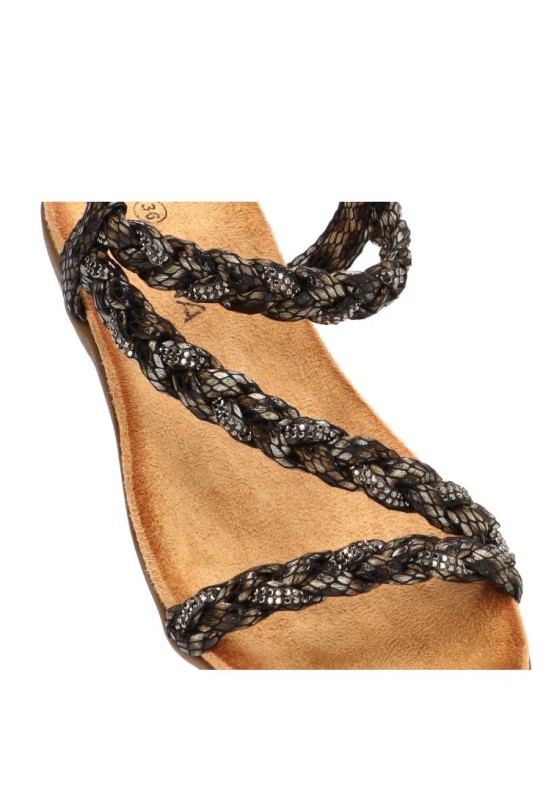 Sandalia de tiras con suela plana de mujer STAY 60-1154
