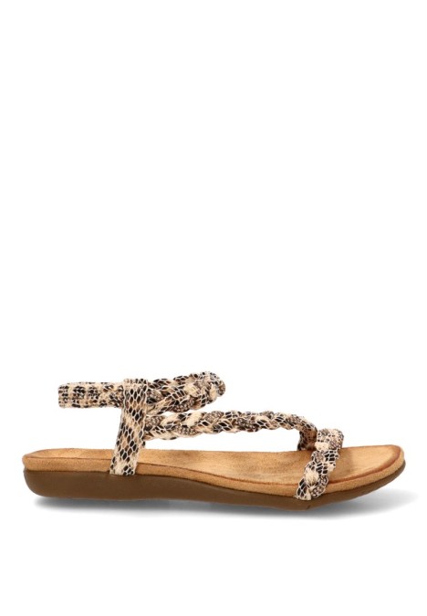 Sandalia beige de mujer STAY 60-1154