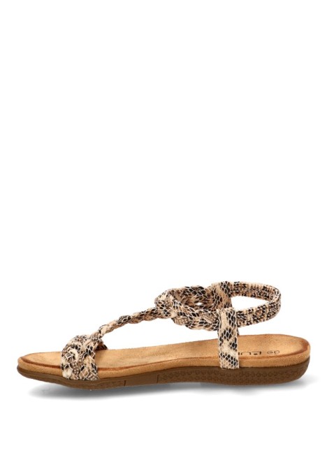 Sandalia beige de mujer STAY 60-1154
