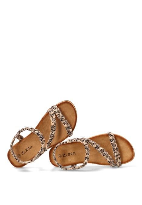 Sandalia beige de mujer STAY 60-1154