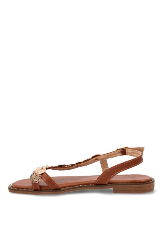 Sandalia camel de mujer STAY 60-2070