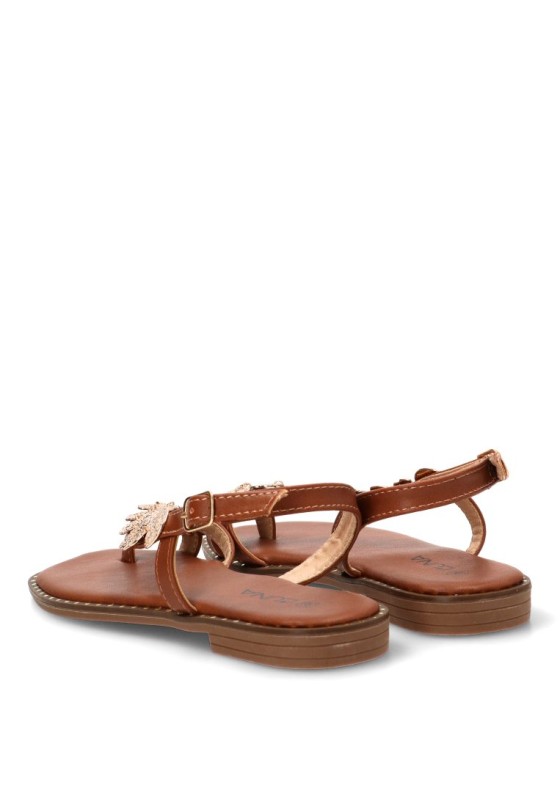 Sandalia camel de mujer STAY 60-2070