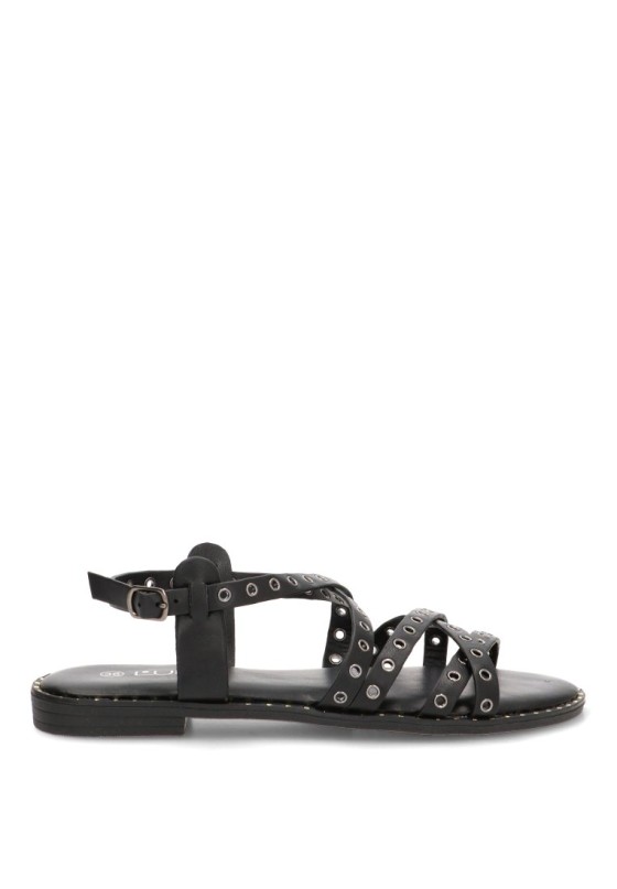 Sandalia con tiras y suela plana de mujer STAY 60-3149