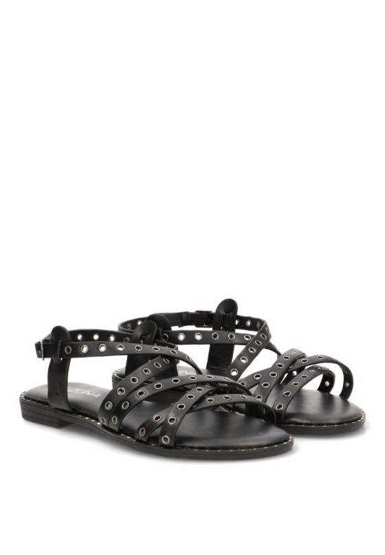 Sandalia con tiras y suela plana de mujer STAY 60-3149