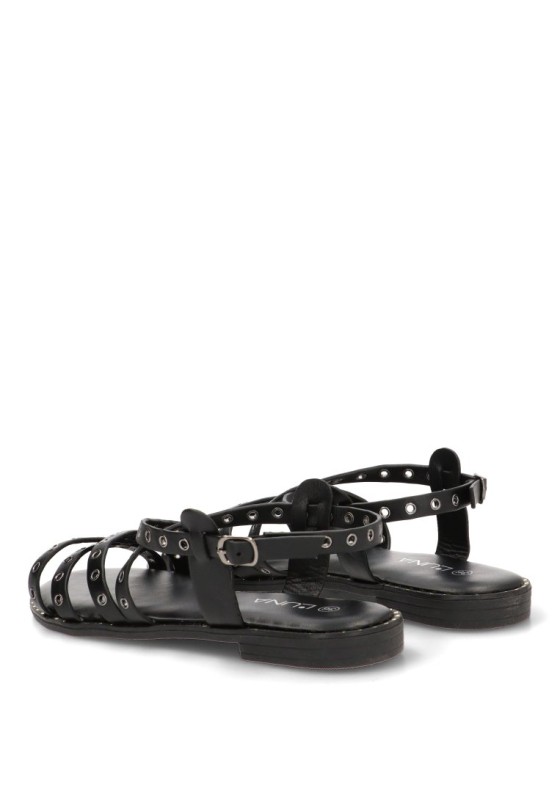 Sandalia con tiras y suela plana de mujer STAY 60-3149
