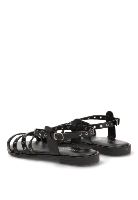 Sandalia con tiras y suela plana de mujer STAY 60-3149
