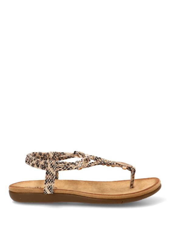 Sandalia beige de mujer STAY 60-629
