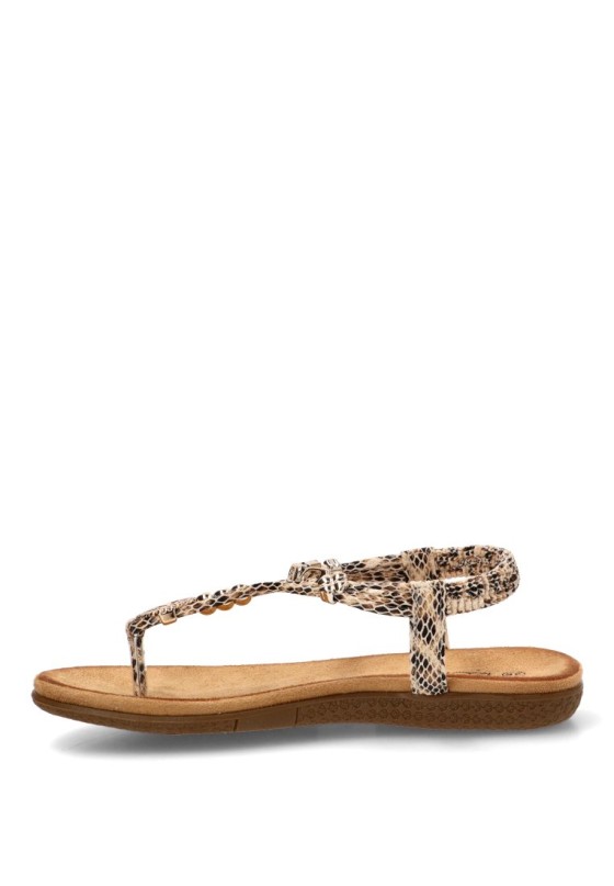 Sandalia beige de mujer STAY 60-629