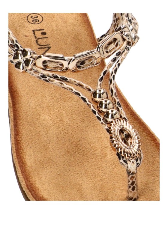 Sandalia beige de mujer STAY 60-629