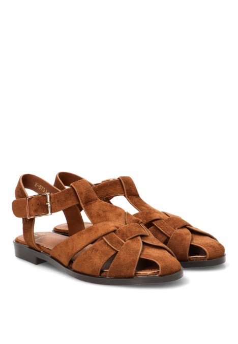 Sandalia con suela plana de mujer BUONAROTTI X-5731