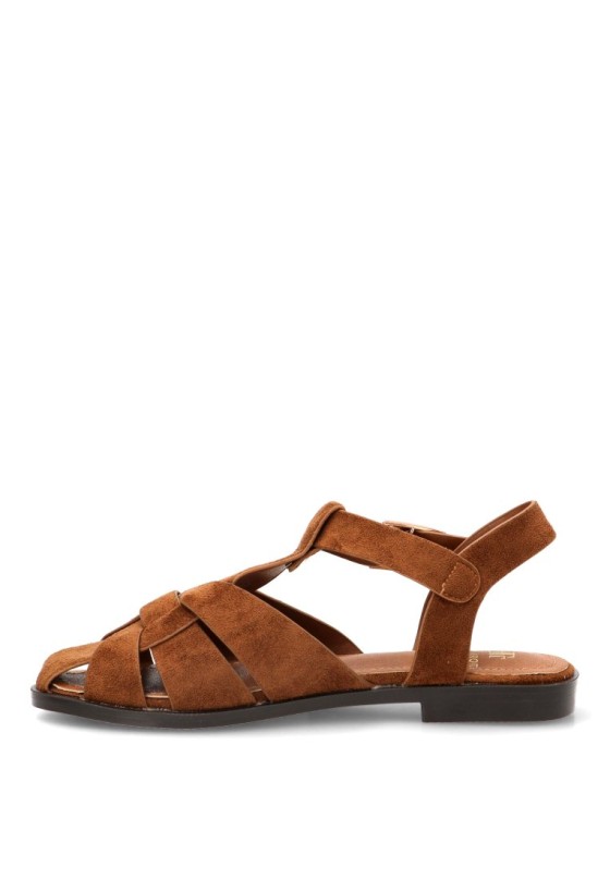 Sandalia con suela plana de mujer BUONAROTTI X-5731