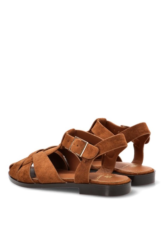 Sandalia con suela plana de mujer BUONAROTTI X-5731