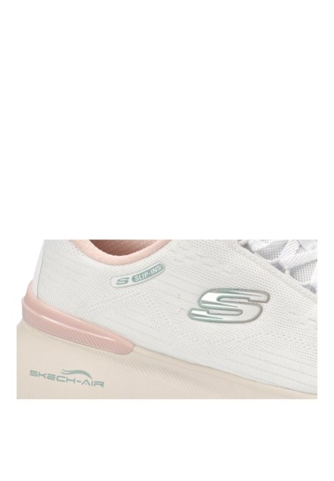Deportivo blanco textil con plantilla memory foam de mujer SKECHERS 150377