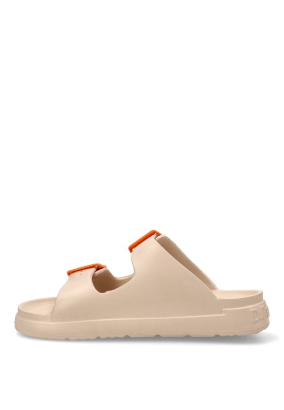 Chanclas sandalias playa beige de mujer DR FRANKLIN DFSH413005