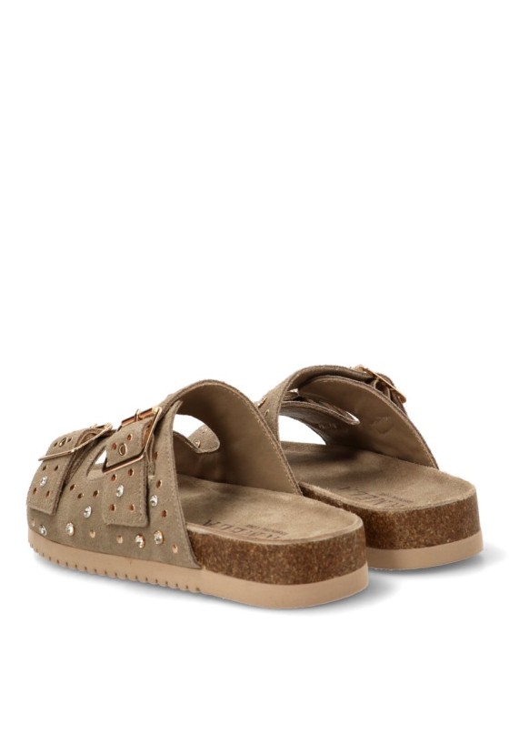 Sandalia taupe de mujer CARMELA 163282
