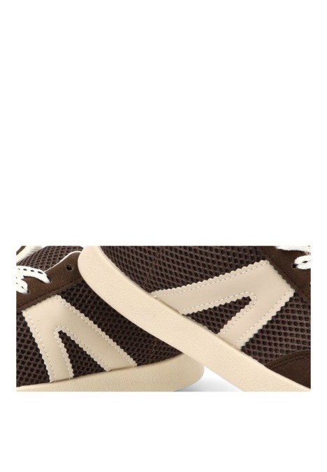 Deportivo chocolate de mujer VANVA 3002 con suela plana