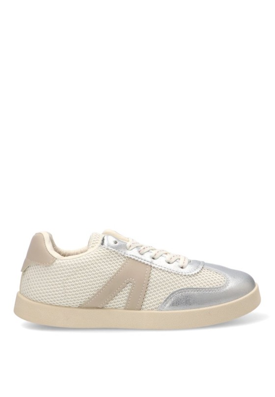 Deportivo casual VANVA 3002 para mujer en plata con suela plana