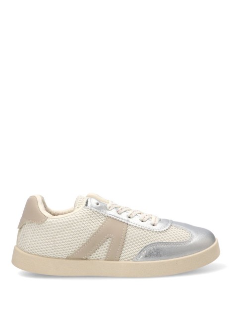 Deportivo casual VANVA 3002 para mujer en plata con suela plana