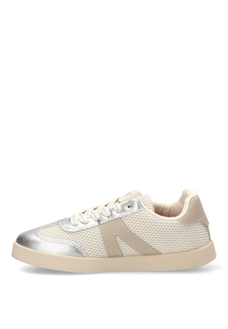Deportivo casual VANVA 3002 para mujer en plata con suela plana