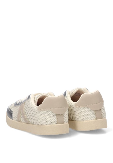 Deportivo casual VANVA 3002 para mujer en plata con suela plana