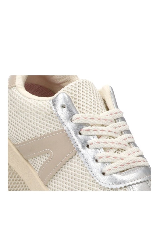 Deportivo casual VANVA 3002 para mujer en plata con suela plana