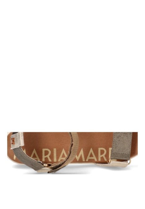 Sandalia de cuña media MARIA MARE 68710 en bronce sintético para mujer