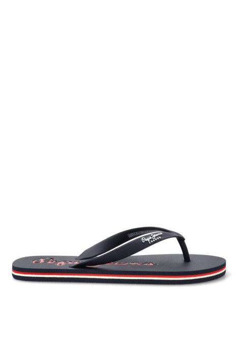 Sandalias de playa marinas de goma para hombre PEPE JEANS PMS700017
