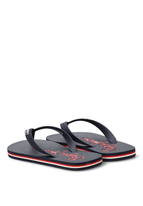 Sandalias de playa marinas de goma para hombre PEPE JEANS PMS700017