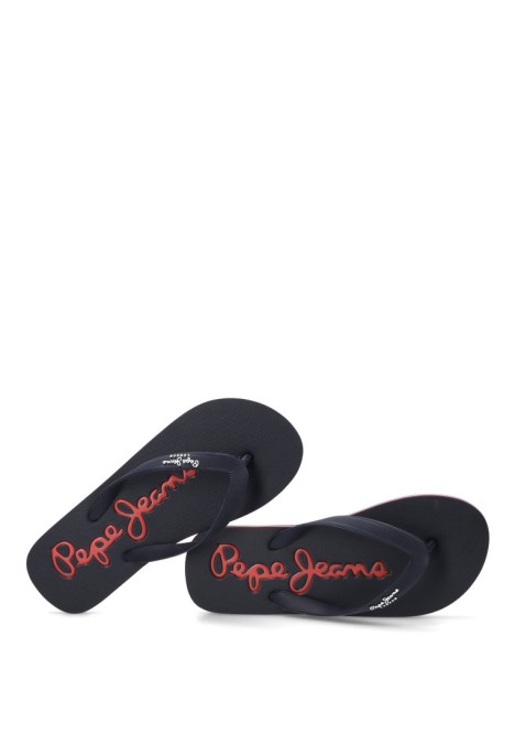 Sandalias de playa marinas de goma para hombre PEPE JEANS PMS700017