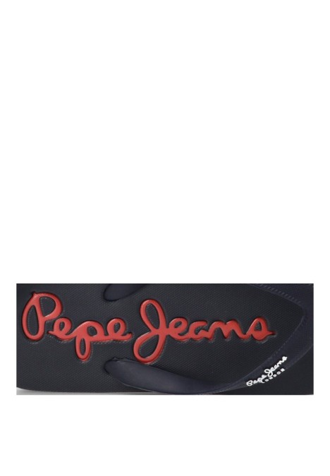 Sandalias de playa marinas de goma para hombre PEPE JEANS PMS700017