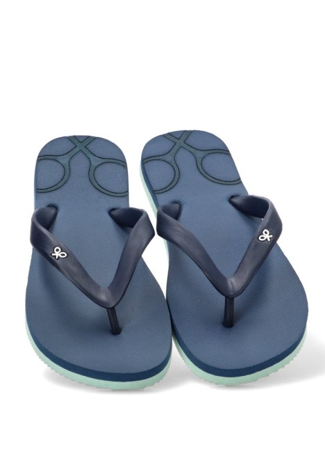 Chanclas de playa gris de hombre SILBON 1041502298