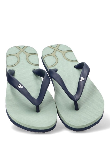 Chanclas de playa con suela plana de goma para hombre SILBON 1041502299