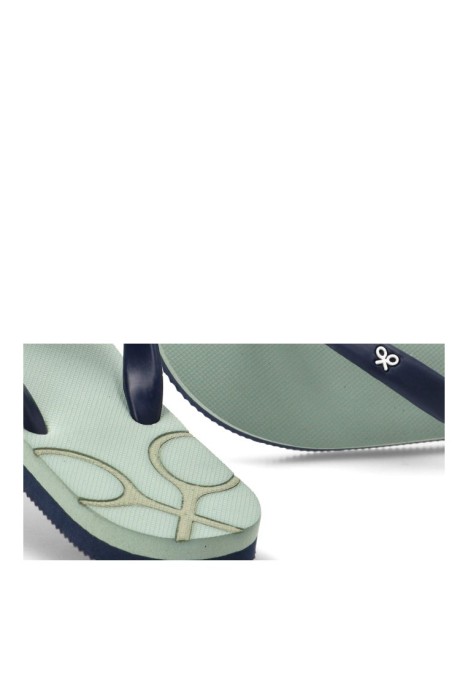 Chanclas de playa con suela plana de goma para hombre SILBON 1041502299