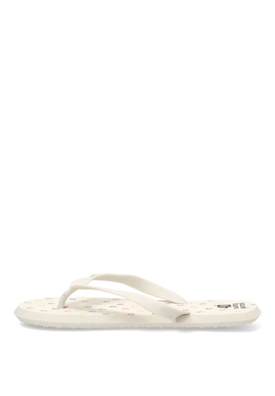Sandalia de playa blanca CHANCLA ICON para hombre HARPER & NEYER, de goma con suela plana
