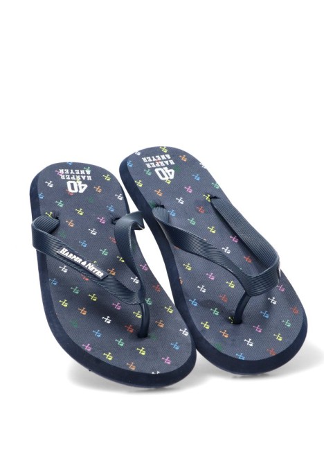 Chanclas de playa para hombre en color marino HARPER & NEYER CHANCLA ICON