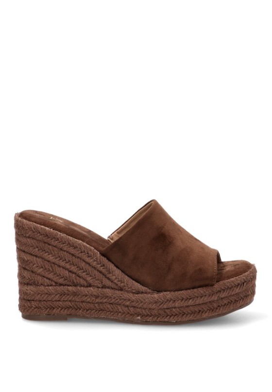 Zueco café de mujer BUONAROTTI CF5761
