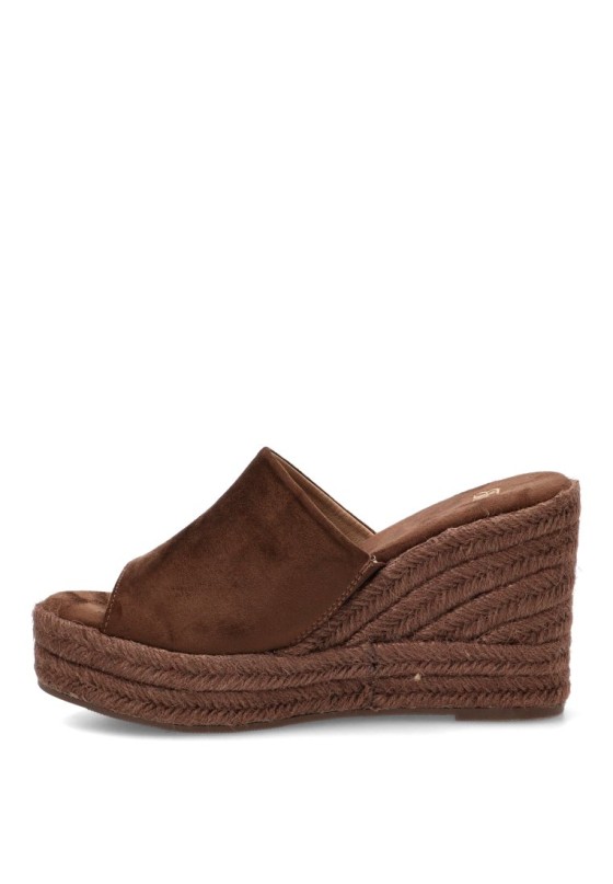 Zueco café de mujer BUONAROTTI CF5761