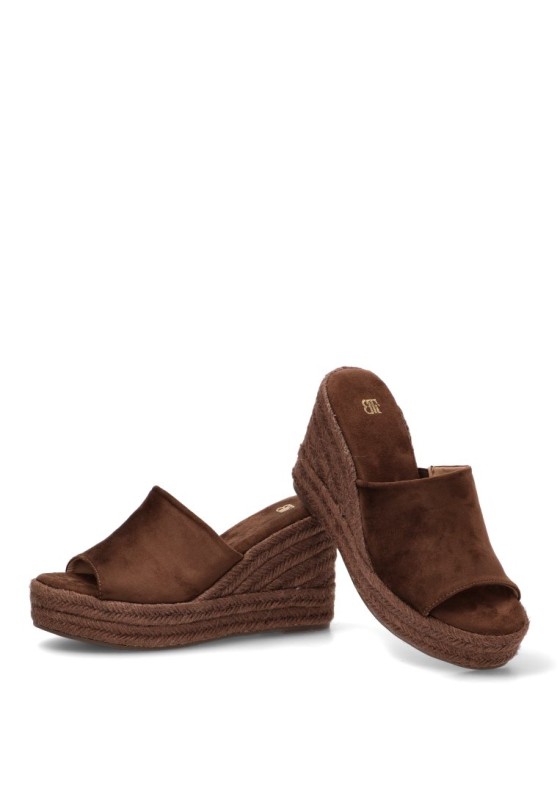 Zueco café de mujer BUONAROTTI CF5761