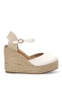 Alpargata blanca de mujer BUONAROTTI CF-5319