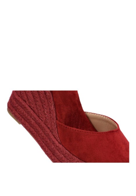 Alpargata burdeos de mujer BUONAROTTI CF-5319