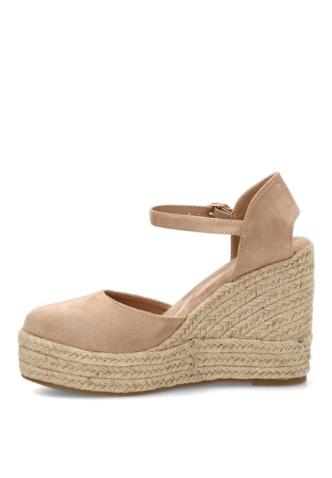 Alpargata beige de mujer BUONAROTTI CF-5319