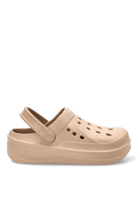 Zueco beige de mujer XTI 145139
