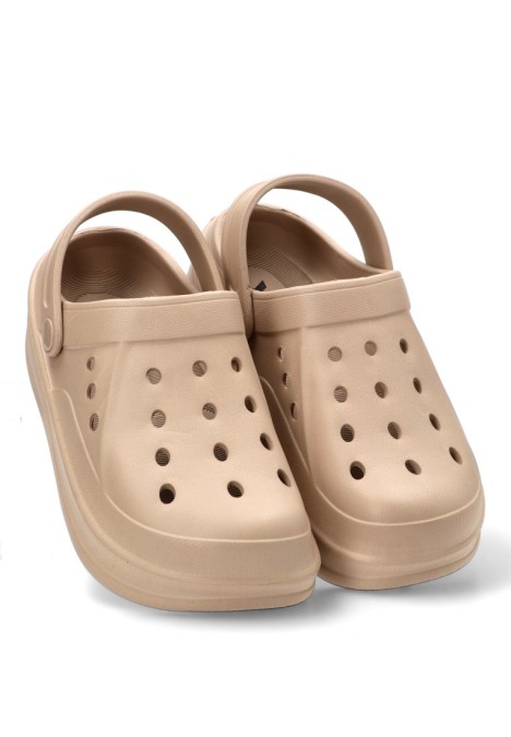 Zueco beige de mujer XTI 145139
