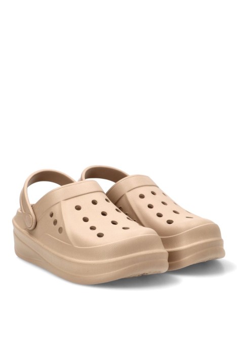 Zueco beige de mujer XTI 145139
